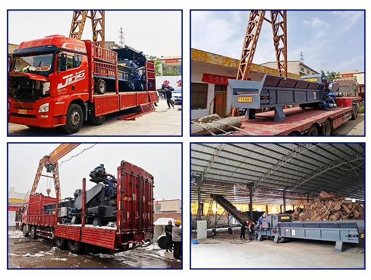 Shipping of comprehensive wood crusher