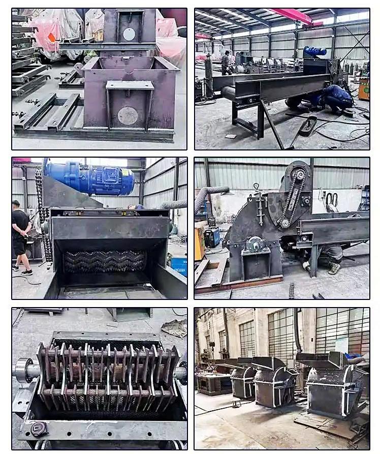 Wood crusher production workshop
