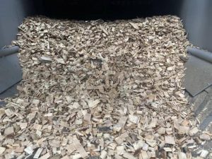 Wood Chips Processed By Wood Drum Chipper