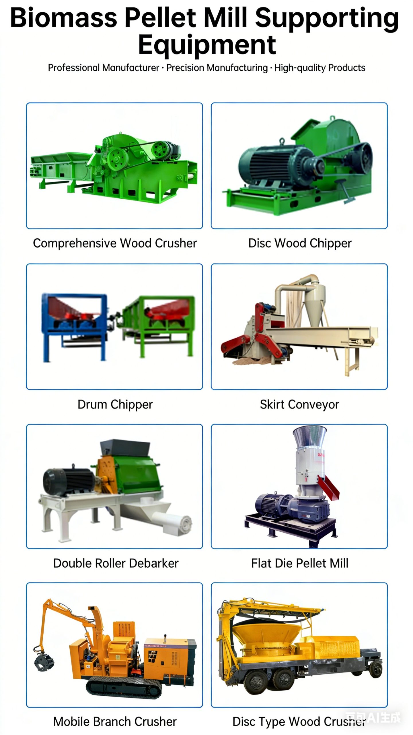  Biomass Pellet Mill Supporting Equipment